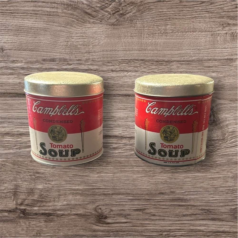 Vintage 1994 Campbell’s Soup Bristolware Tins (Set of 2) – Retro Kitchen Decor